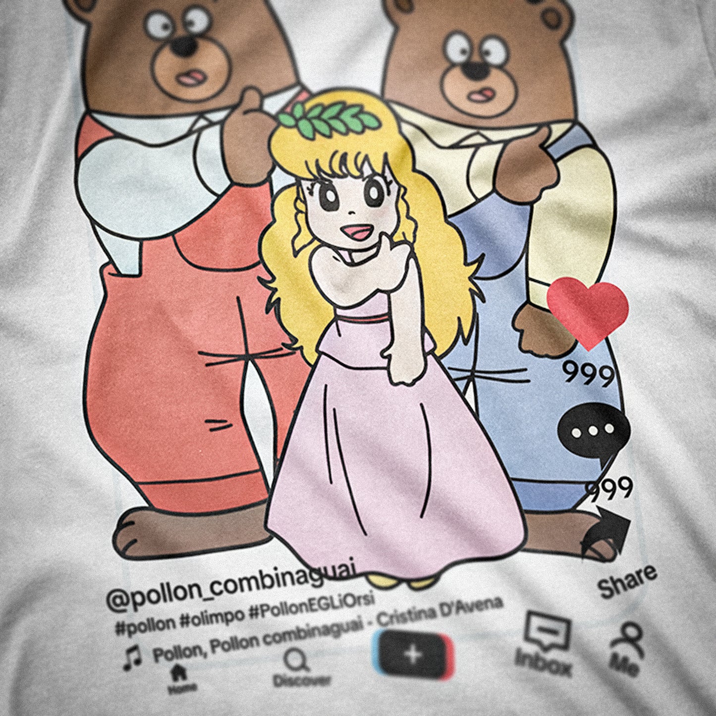 CUC T-Shirt POLLON TIKTOK - Cartoni - Divertente #chooseurcolor
