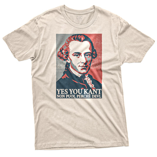 T-SHIRT YES YOU KANT - Filosofia - Imperativo categorico #chooseurcolor
