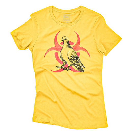 T-SHIRT CUC RISCHIO BIOLOGICO - Divertente - Piccioni di Strada #chooseurcolor