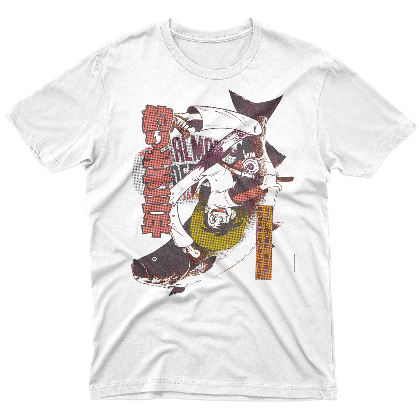 CUC T-Shirt SALMON DERBY CANADA - Sampei anni 80 - anime - manga #chooseurcolor