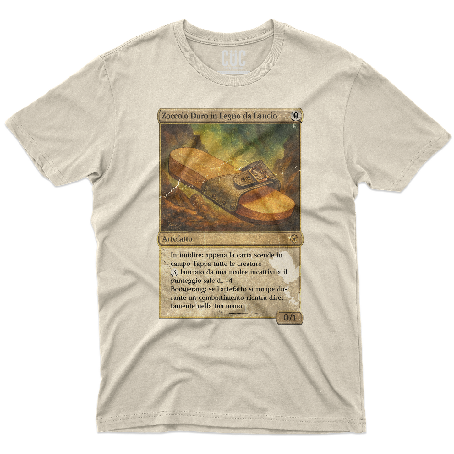 CUC T-Shirt ZOCCOLO DURO DA LANCIO - Magic maglia divertente incubi d'infanzia #chooseurcolor