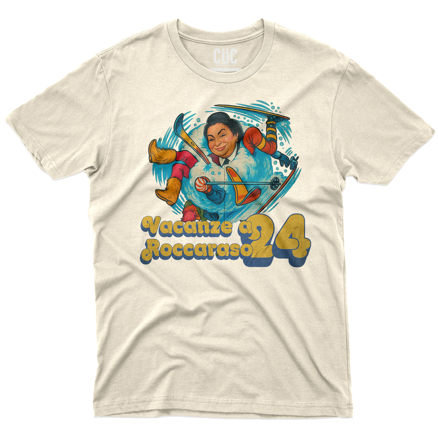 CUC T-Shirt CINEPANETTONE - VACANZE A ROCCARASO 24 trash Italiano - tik tok #chooseurcolor