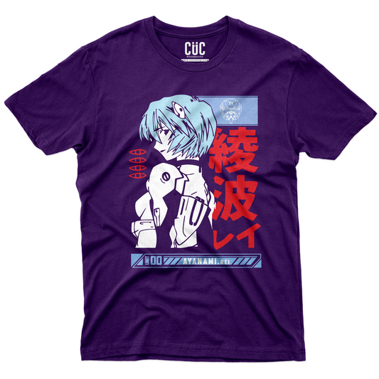 CUC T-Shirt AYANAMI REI - UNIT 00 - Evangelion - anime manga - cult #chooseurcolor