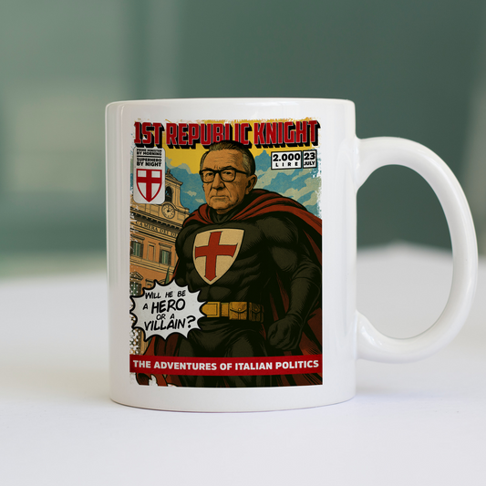 Tazza GIULIO 1ST REPUBLIC KNIGHT - buono o cattivo? Supereroe della prima repubblica #chooseurcolor