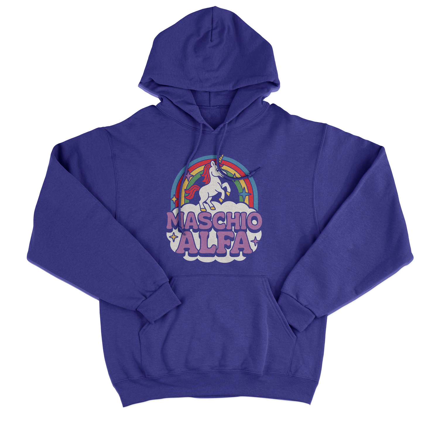 Felpa Cappuccio MASCHIO ALFA - divertente pride - lgbtq+ #chooseurcolor