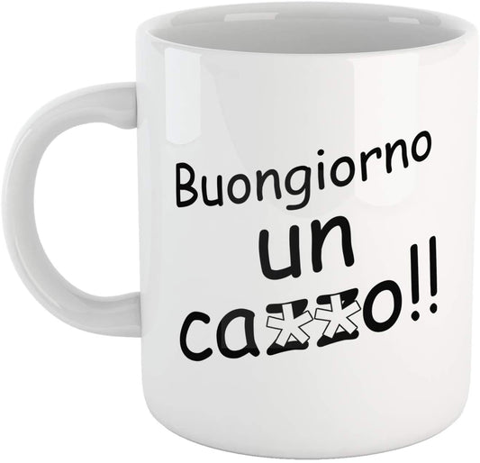 Lavender Tazza Buongiorno Un Ca o - Maglietta Divertente - Grafica per Iniziare al Meglio la Giornata - Choose ur Color Cuc shop