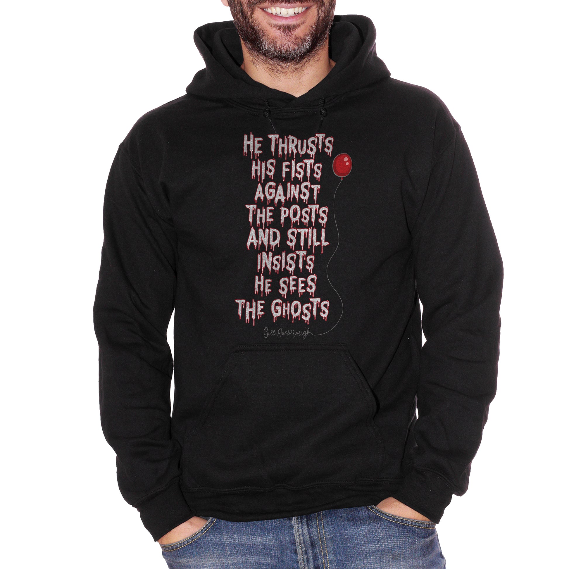 Black Felpa Movie Book Stephen King Quotes Ghost - FAMOSI CucShop