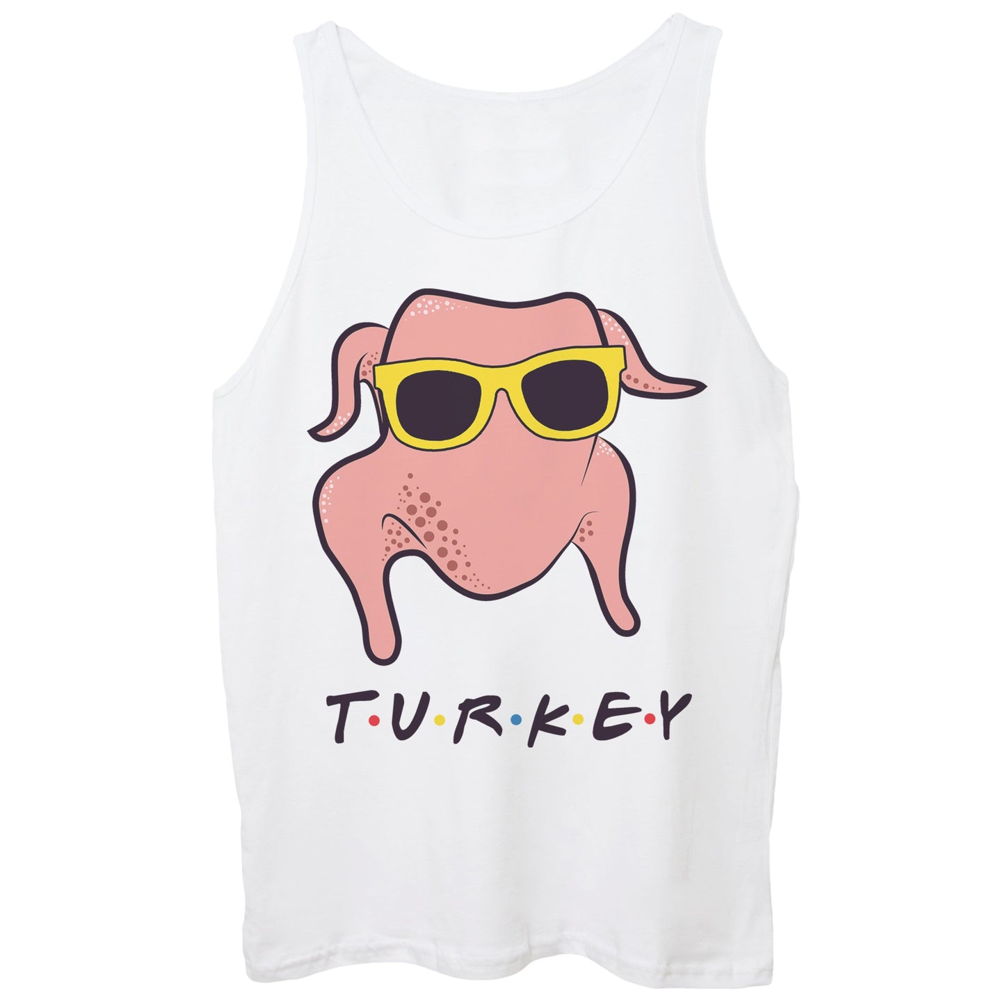 Tan Canotta Friends Turkey Chicken Sunglasses Tacchino Serie - FILM CucShop