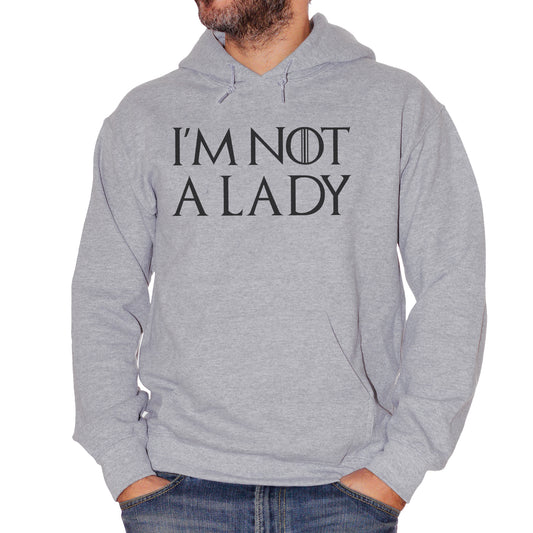 Felpa cappuccio CUC I'M Not A Lady | Arya Stark Quote | Game Trono Di Spade Serie Tv Ottava Stagione - FILM - CUC chooseurcolor