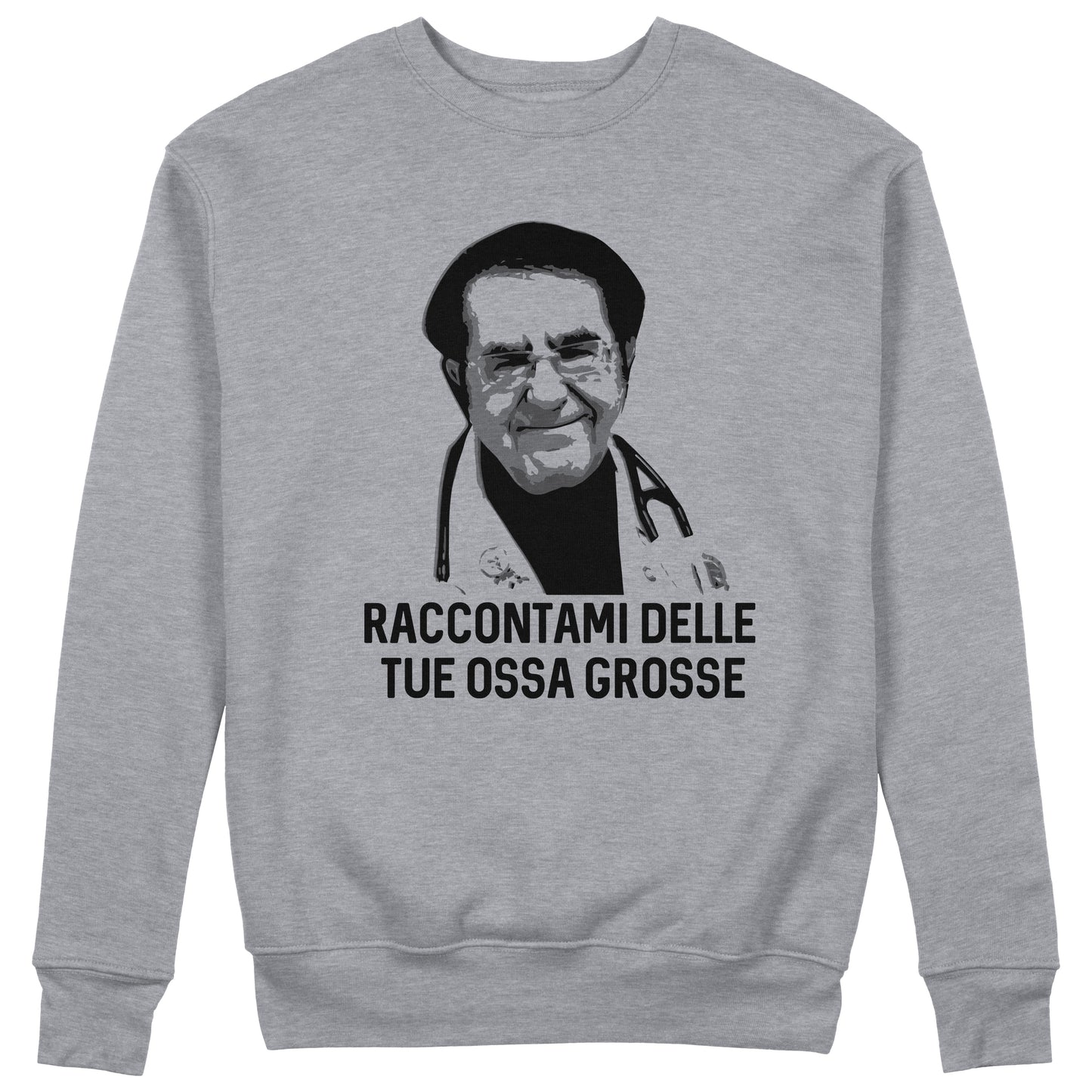 CUC Felpa Girocollo - DR NOZZY DIVERTENTE OSSA GROSSE - Unisex #chooseurcolor - CUC chooseurcolor