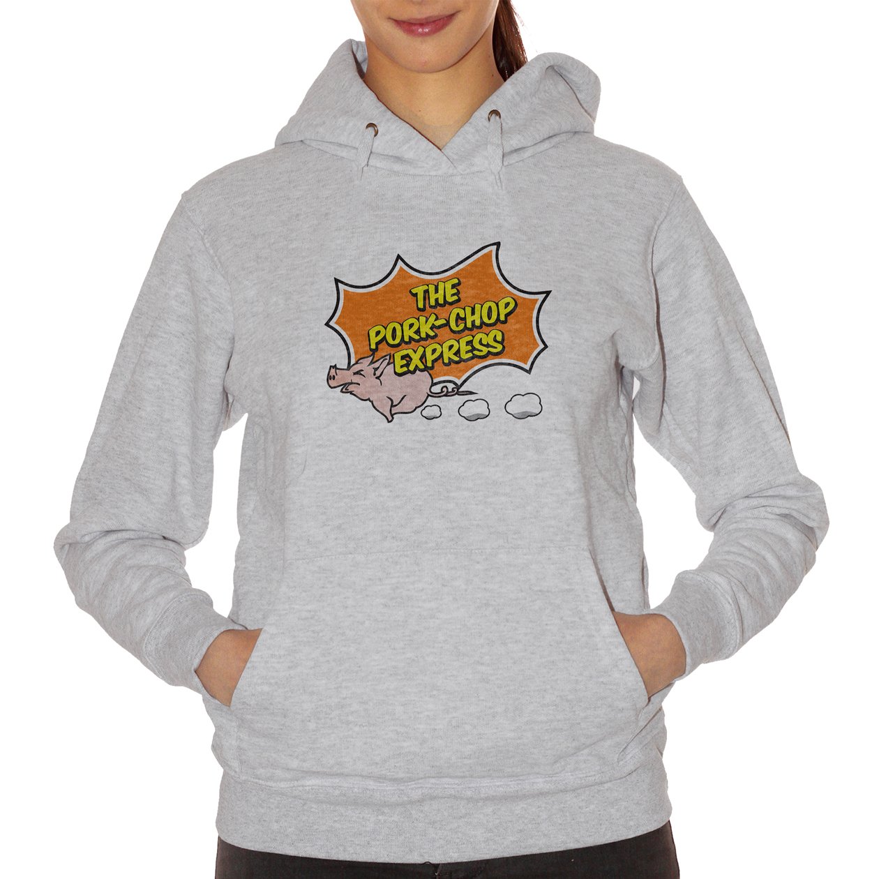 Gray Felpa Pork Express Grosso Guaio A Chinatown - FILM Choose ur color CucShop