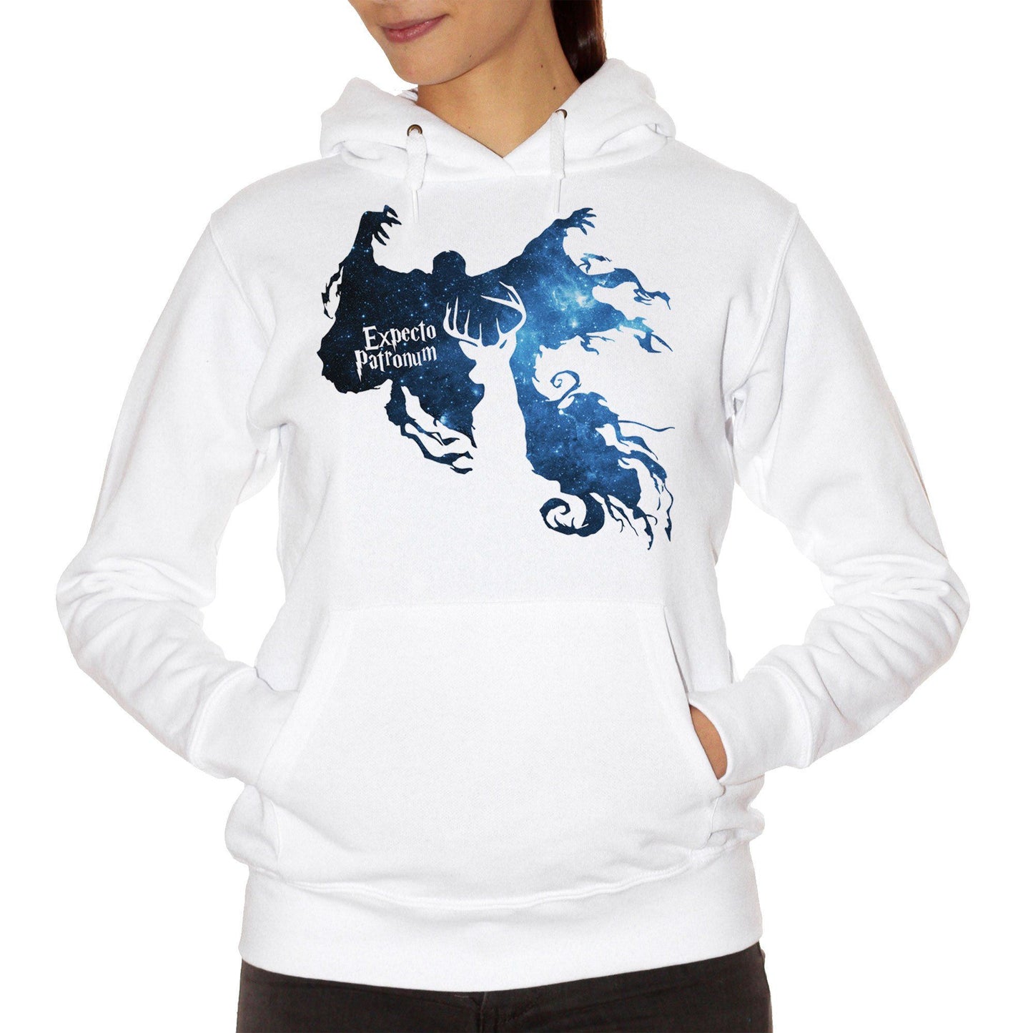 White Smoke Felpa Expecto Patronum Harry Potter - FILM Choose ur color CucShop