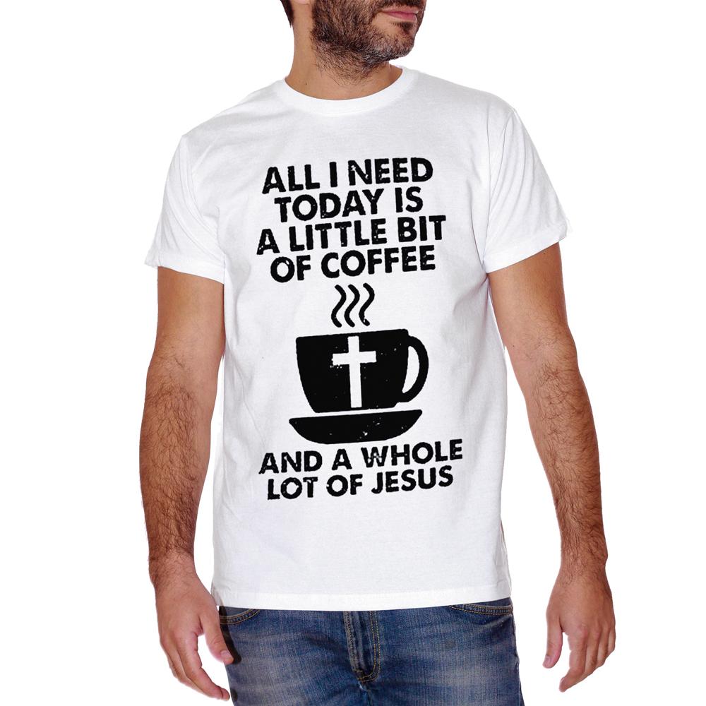 Black T-Shirt Coffee Jesus - DIVERTENTE Choose ur color CucShop