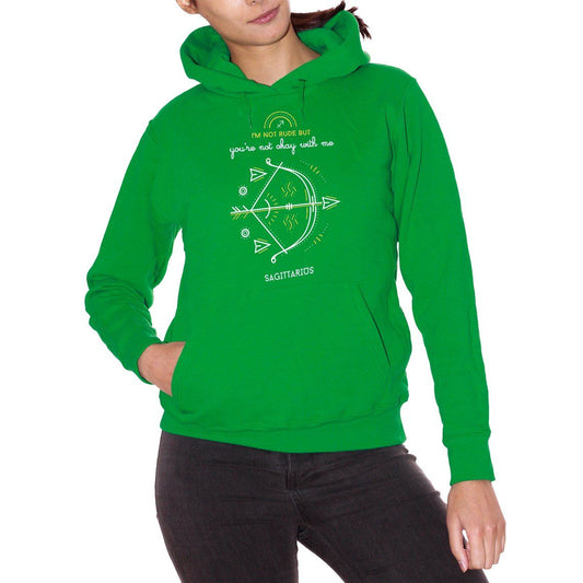 Forest Green Felpa Zodiac Sagittarius - DIVERTENTE Choose ur color CucShop