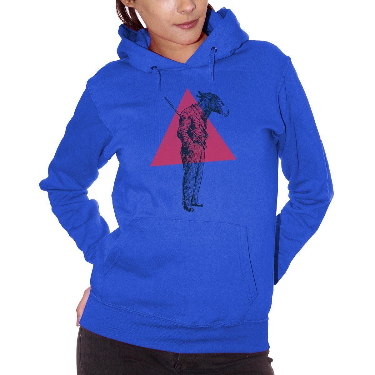 Royal Blue Felpa Antropomorphic Animals Donkey - SOCIAL Choose ur color CucShop
