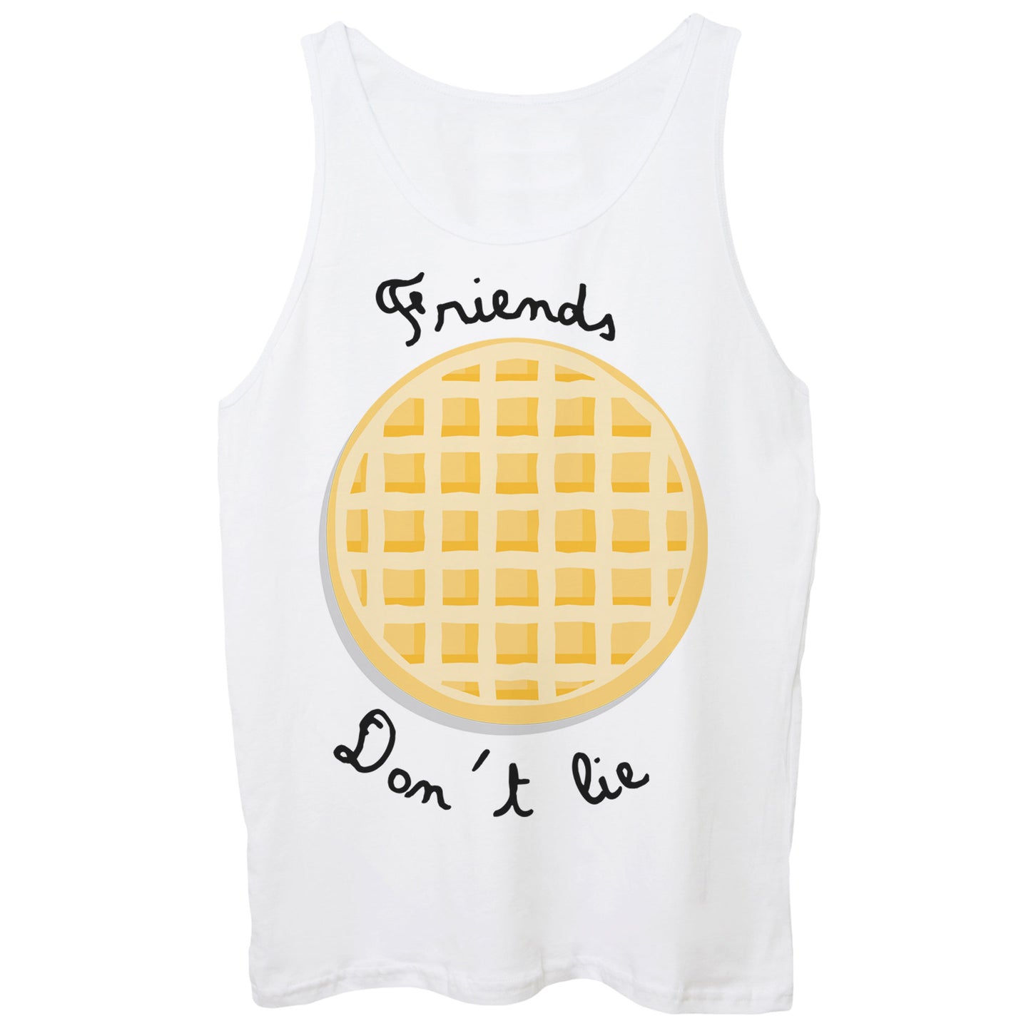 Light Goldenrod Canotta Stranger Things - Friends Don'T Lie - FILM Choose ur color CucShop