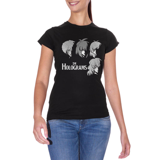 Black T-Shirt Le Holograms - Jem And The Holograms Cartoon - CARTOON Choose ur color CucShop