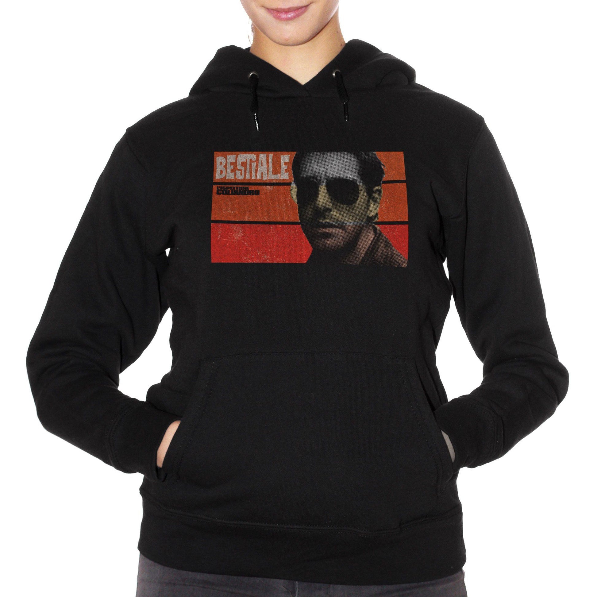 Black Felpa Ispettore Coliandro - Bestiale - FILM Choose ur color CucShop