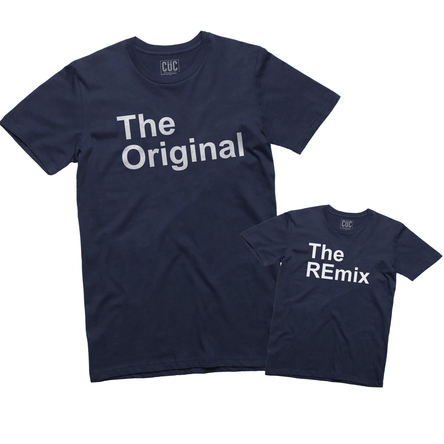 T-Shirt Coppia Padre + Figlio -L'originale e Il remix - #chooseurcolor - CUC chooseurcolor