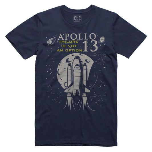 T-Shirt Cuc Apollo 13 - failure is not an option - film Cult - Spazio #chooseurcolor - CUC chooseurcolor
