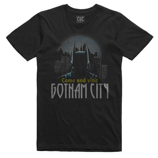T-Shirt Cuc Welcome to Gotham City - Come and Visit Gotham - Batman #chooseurcolor - CUC chooseurcolor