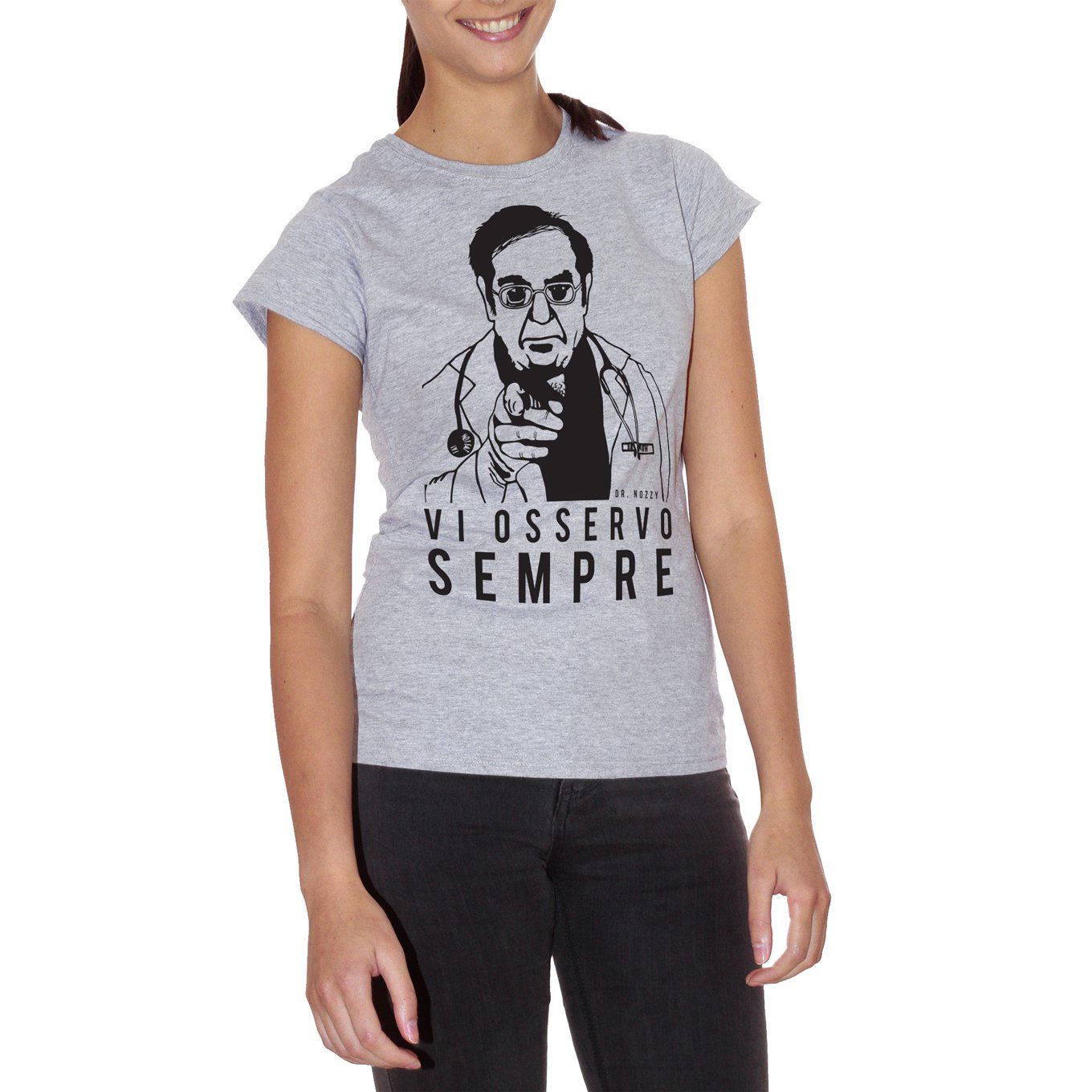 White T-Shirt Dr Nozzy - Divertente sulle Frasi del dottor nowzaradan - Choose ur Color Choose ur color CucShop