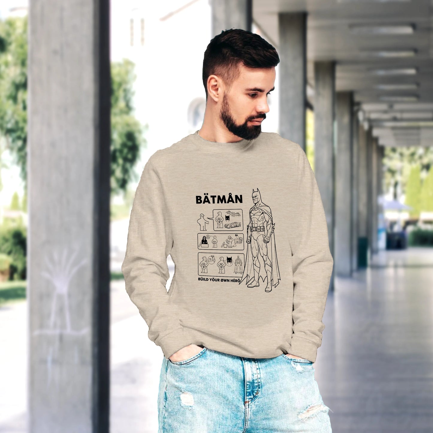 CUC GIROCOLLO BATMAN BUILD YOUR HERO -  Unisex - FILM - Cult - Divertente -  #chooseurcolor