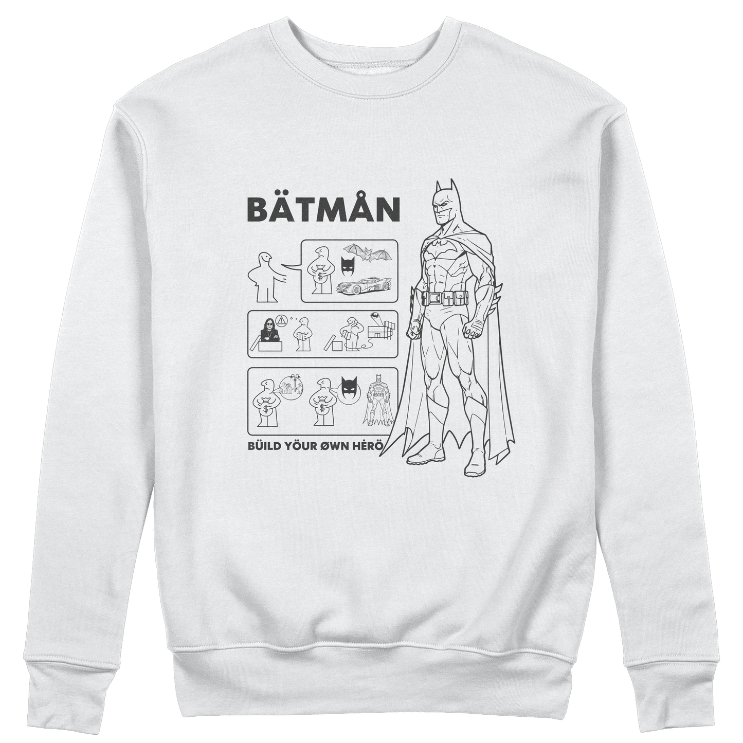 CUC GIROCOLLO BATMAN BUILD YOUR HERO -  Unisex - FILM - Cult - Divertente -  #chooseurcolor