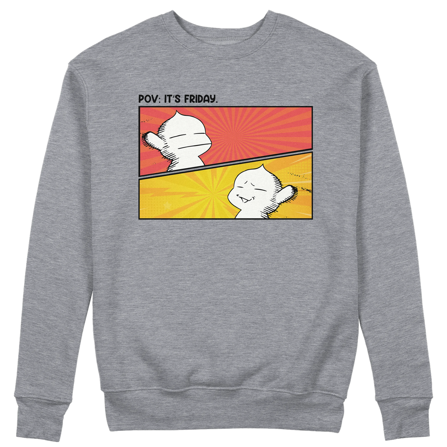 CUC GIROCOLLO PUCK FRIDAY -  Unisex - ANIME MANGA - Berserk - Meme - Divertente -  #chooseurcolor