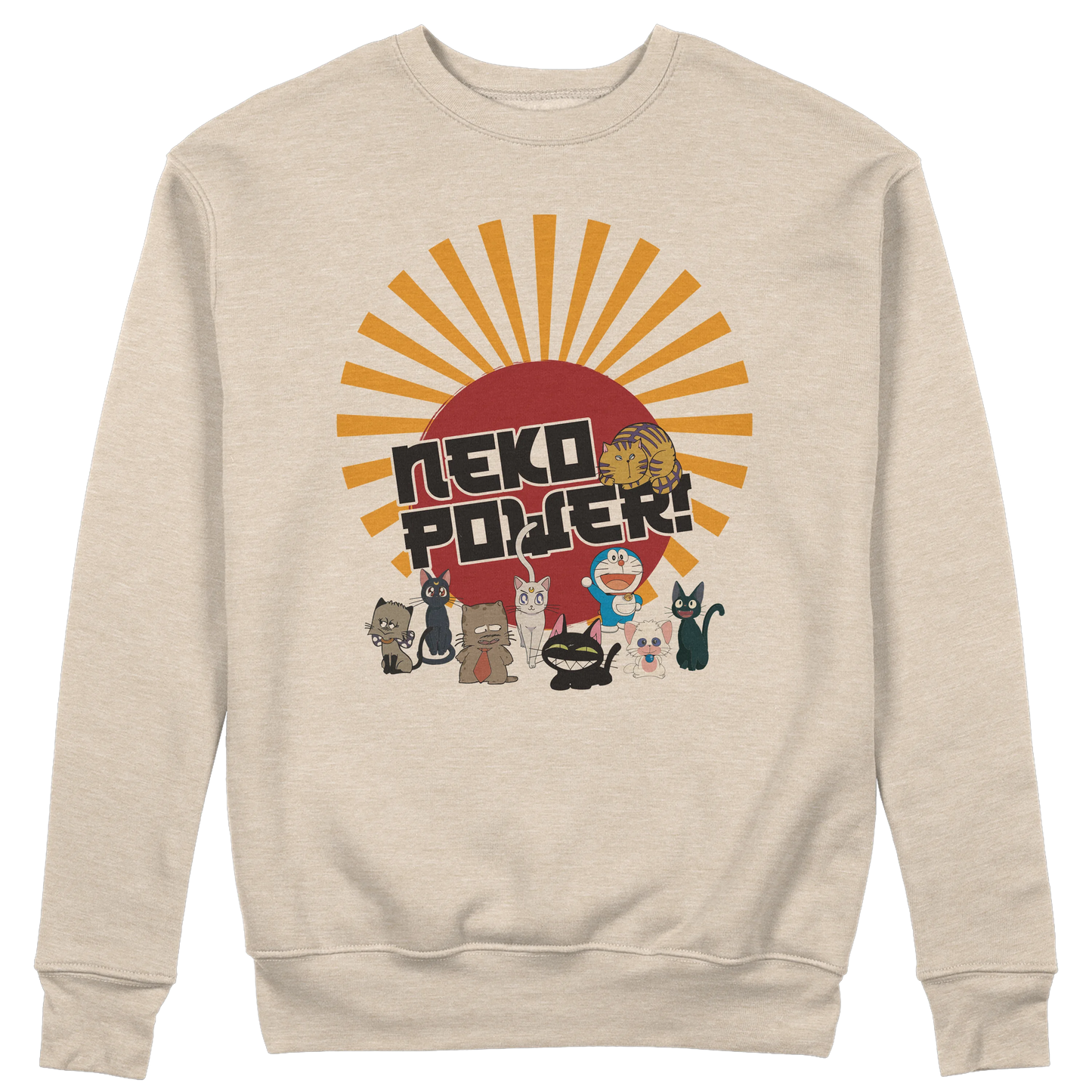 CUC GIROCOLLO Neko Power -  Unisex - ANIME MANGA - Gatti Cartoni -  #chooseurcolor