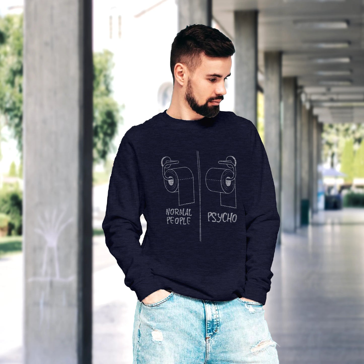 CUC GIROCOLLO BATHROOM PSYCH TEST -  Unisex - Divertente - Verità -  #chooseurcolor