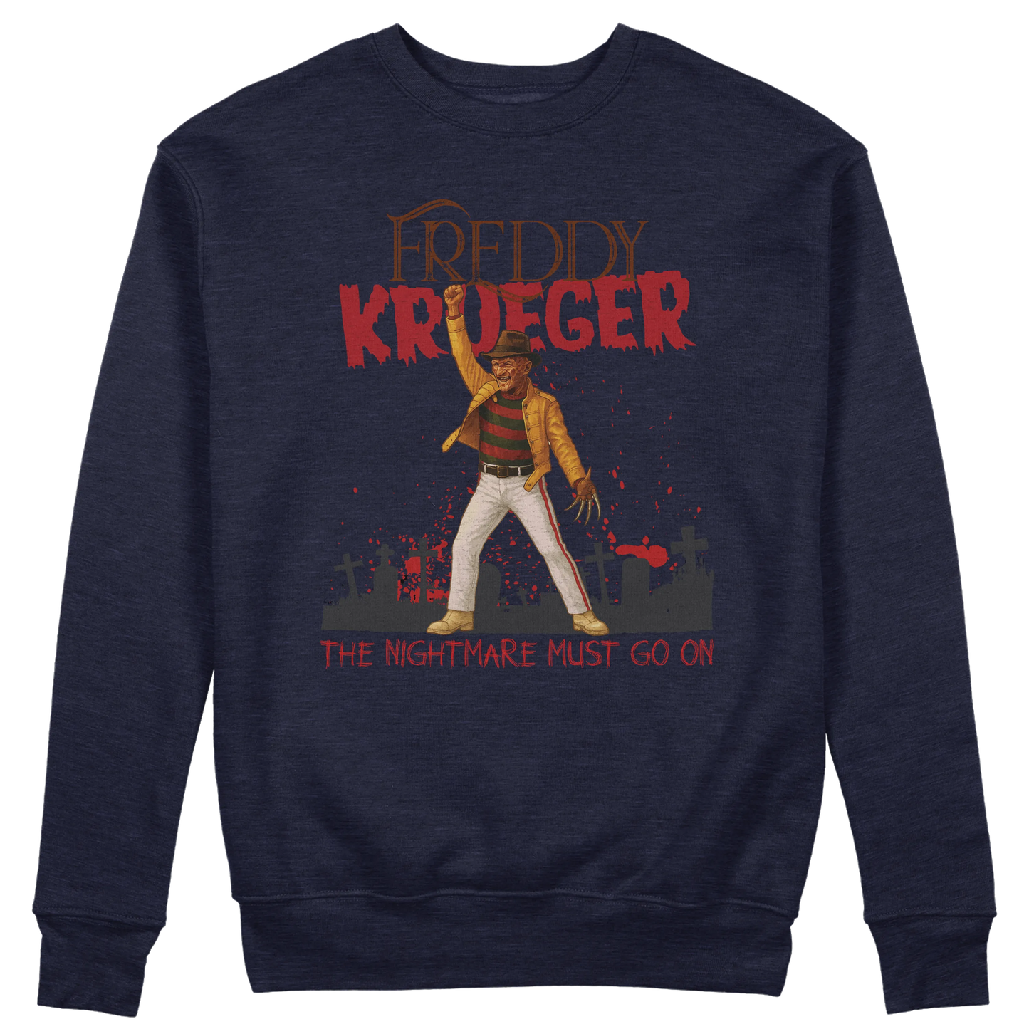 CUC GIROCOLLO Freddy Krueger Mercury -  Unisex - FILM MUSICA - QUEEN -  #chooseurcolor