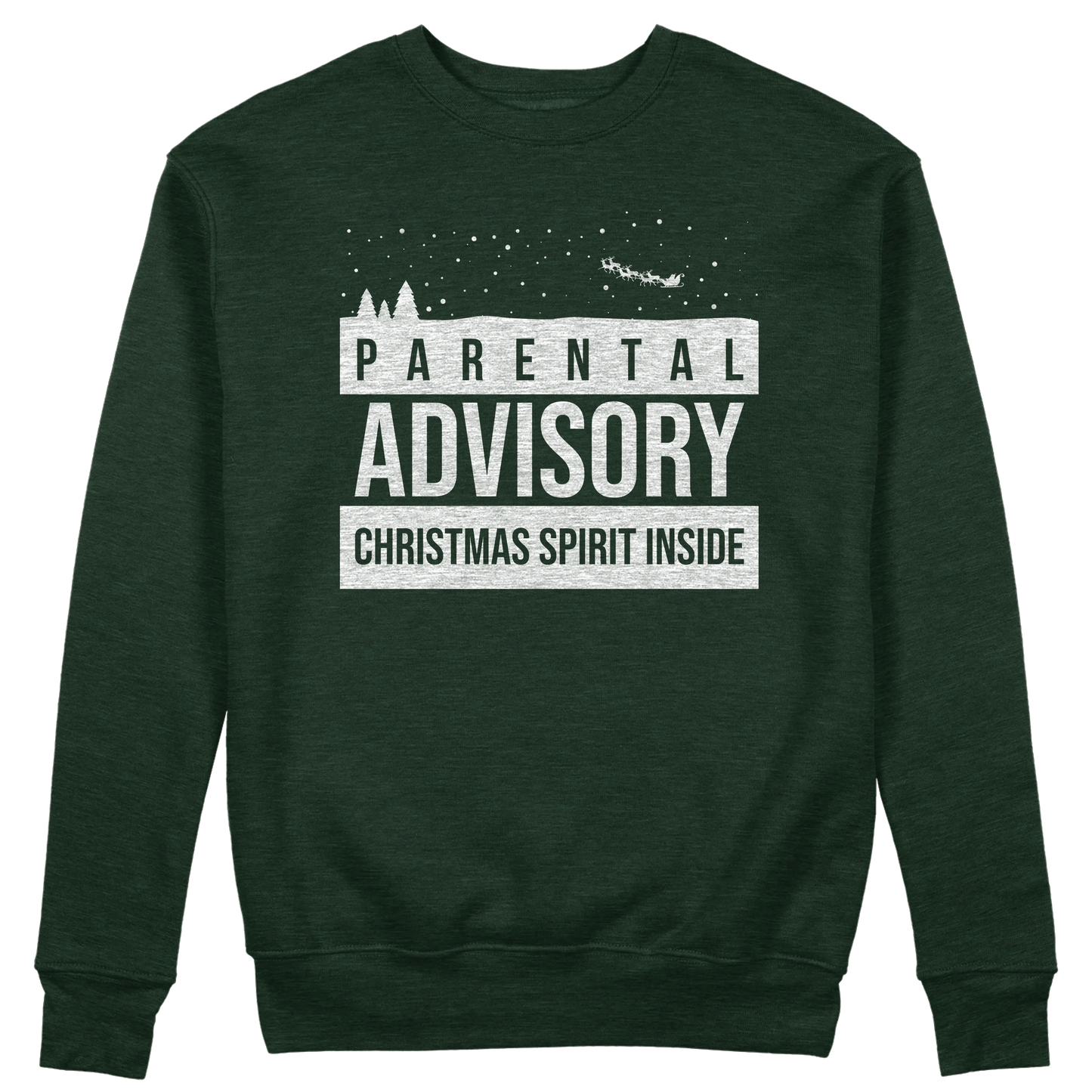 CUC GIROCOLLO Parental Advisory Christmas Spirit Inside -  Unisex -  Natale - Divertente -  #chooseurcolor