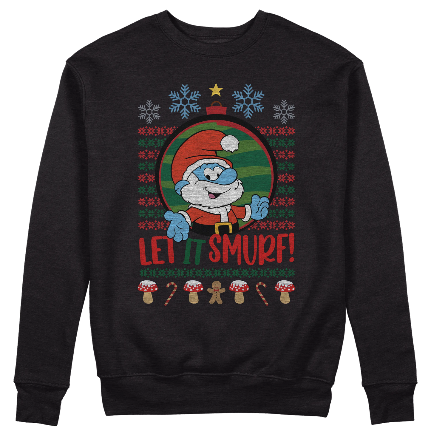 CUC GIROCOLLO LET IT SMURF! -  Unisex - Natale - Regalo - Grande Puffo -  #chooseurcolor