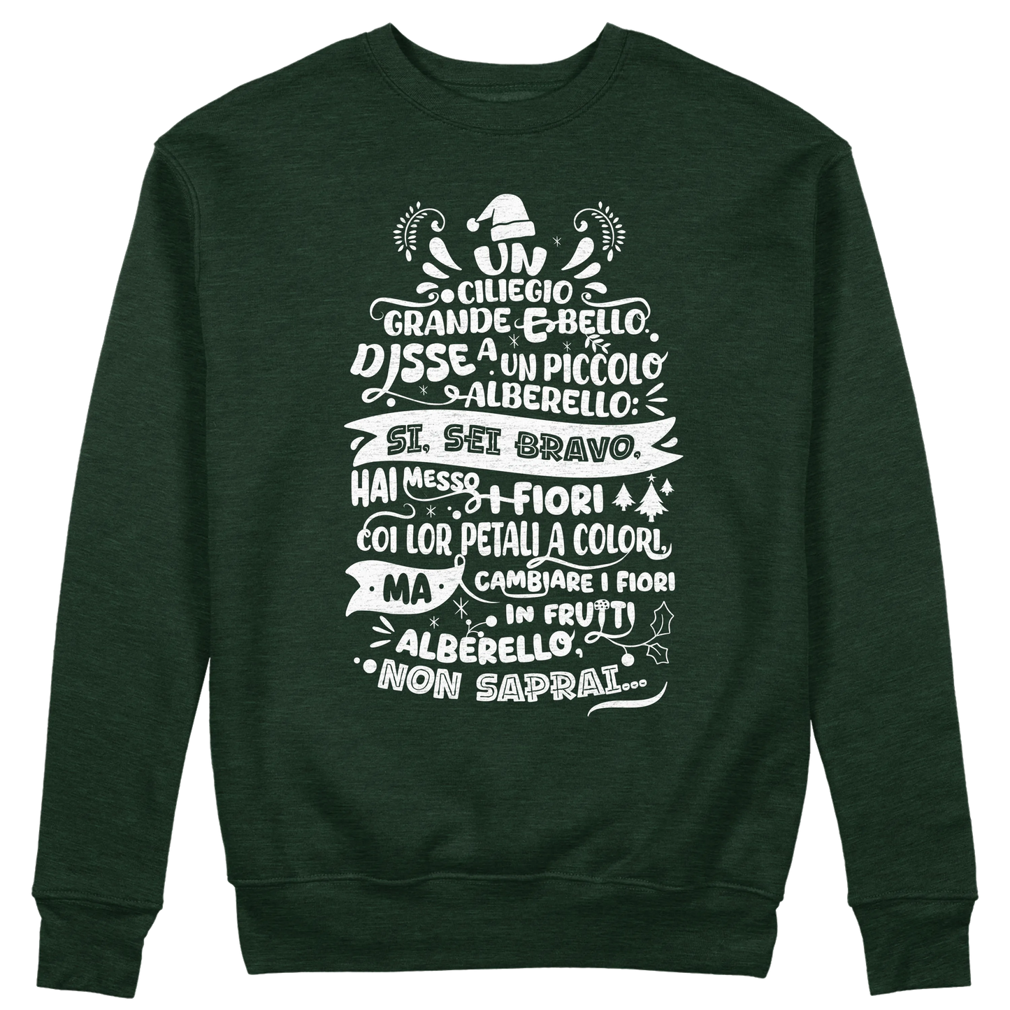 CUC GIROCOLLO Poesia Natalizia Mariangela -  Unisex - FILM Fantozzi - Cult -  #chooseurcolor