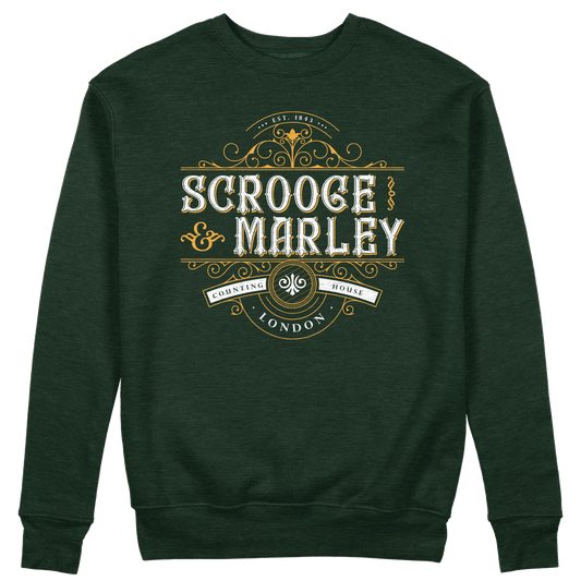 CUC GIROCOLLO Scrooge & Marley Counting House -  Unisex - NATALE - PERSONAGGI FAMOSI - Charles Dickens - Canto di Natale -  #chooseurcolor
