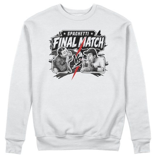 CUC GIROCOLLO SPAGHETTI THE FINAL MATCH -  Unisex - FILM - PERSONAGGI FAMOSI - Divertente - Italian Style  -  #chooseurcolor
