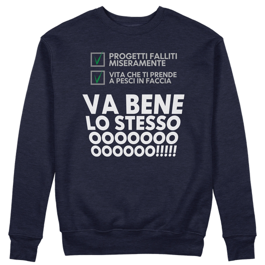 CUC GIROCOLLO VA BENE LO STESSO -  Unisex - PERSONAGGI FAMOSI - Meme - Motivation -  #chooseurcolor