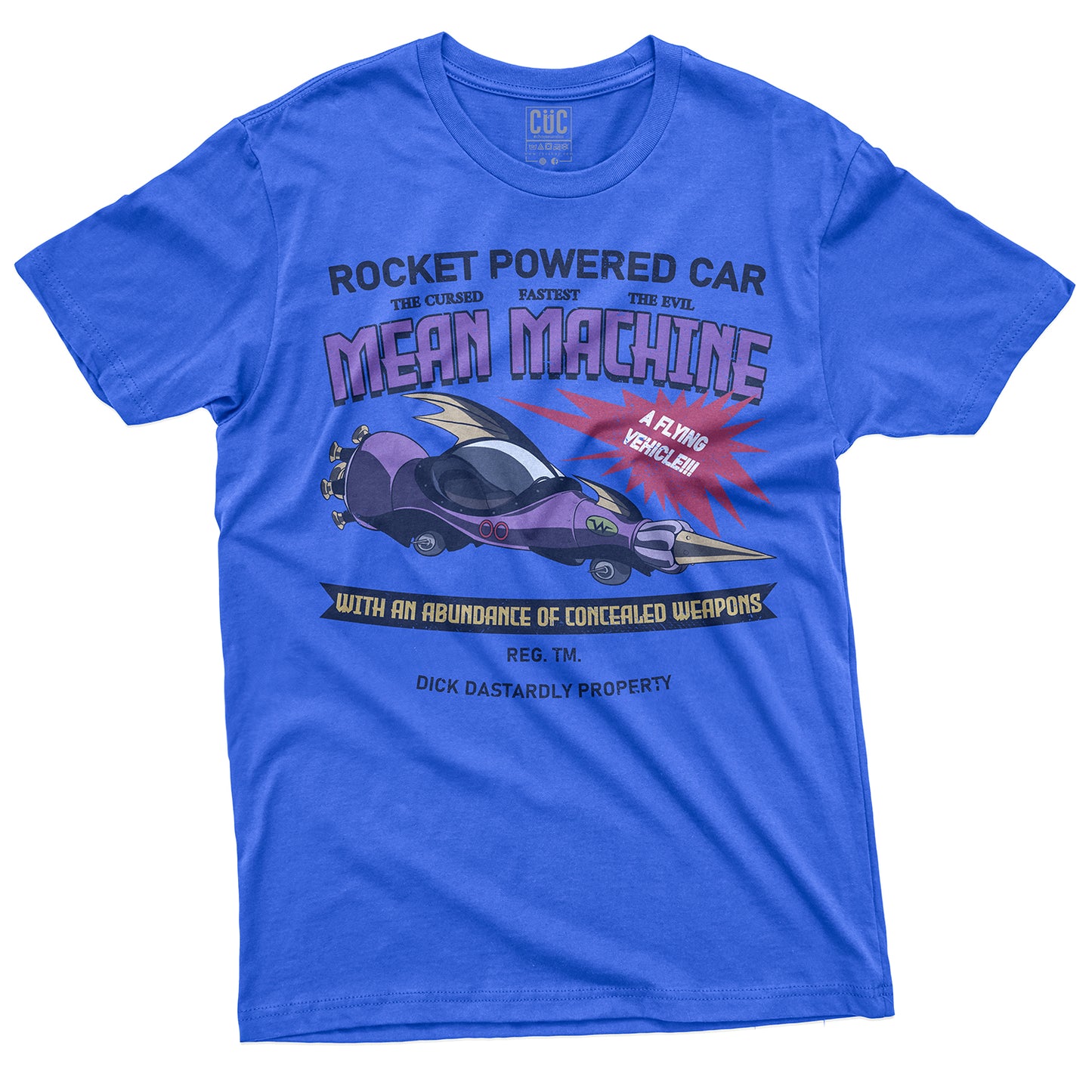 CUC T-Shirt  MEAN MACHINE- Dick & Muttley - Wacky - #chooseurcolor