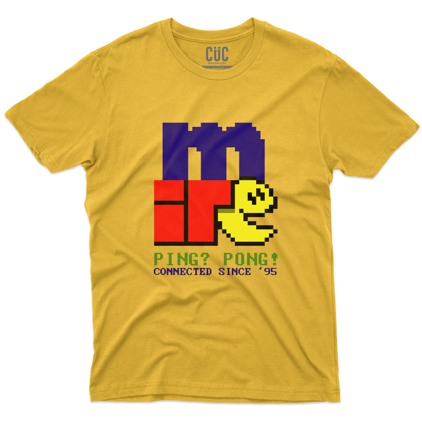 CUC T-SHIRT miRC - Connected since 95 - RETRO GAME - Nostalgia - Nerd -  #chooseurcolor