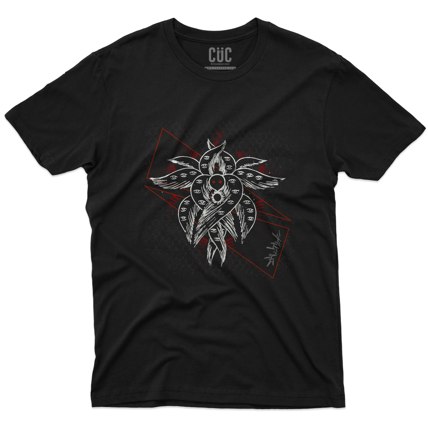 CUC T-SHIRT EVA SHITO SYMBOL - ANIME MANGA - NEON GEN -  #chooseurcolor