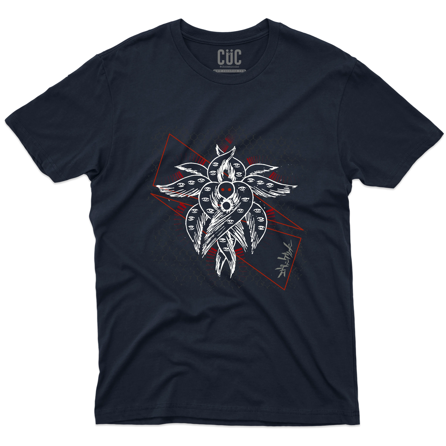 CUC T-SHIRT EVA SHITO SYMBOL - ANIME MANGA - NEON GEN -  #chooseurcolor