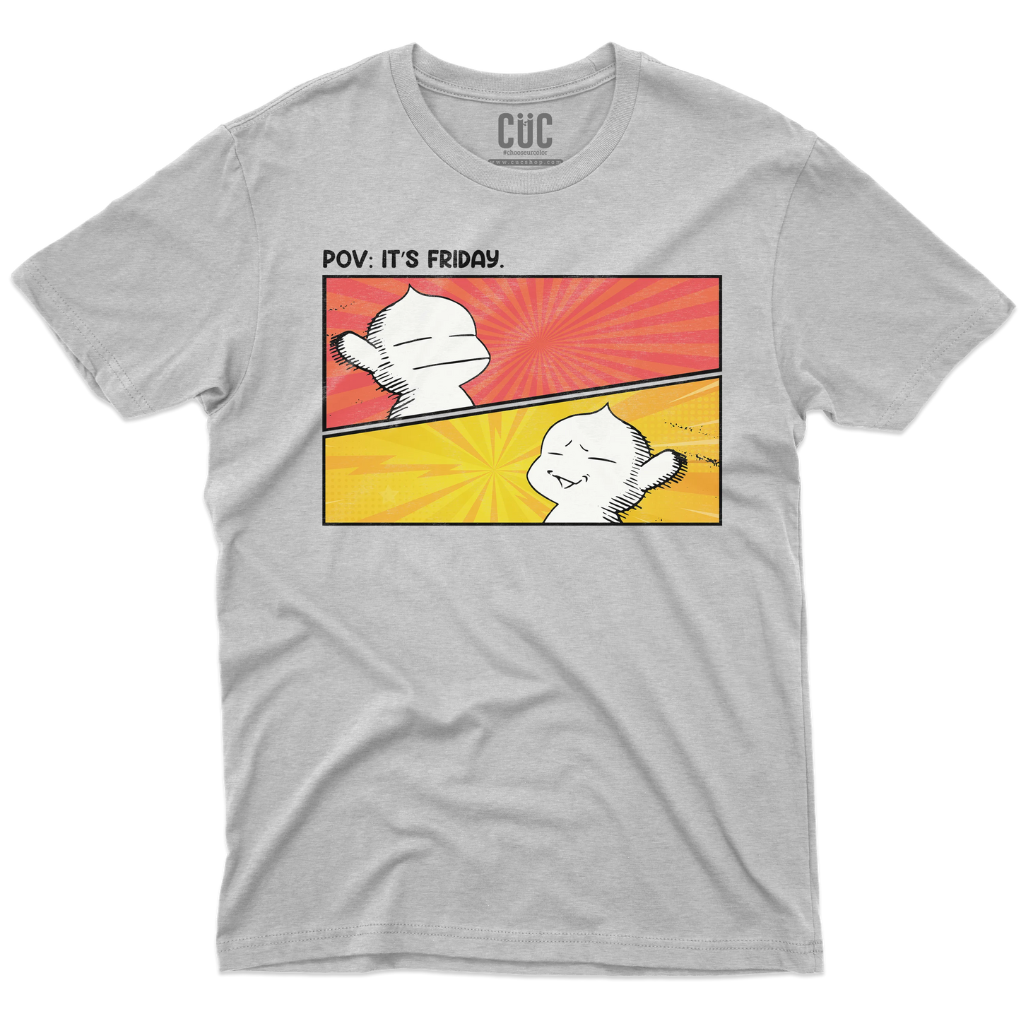 CUC T-SHIRT PUCK FRIDAY - ANIME MANGA - Berserk - Meme - Divertente -  #chooseurcolor