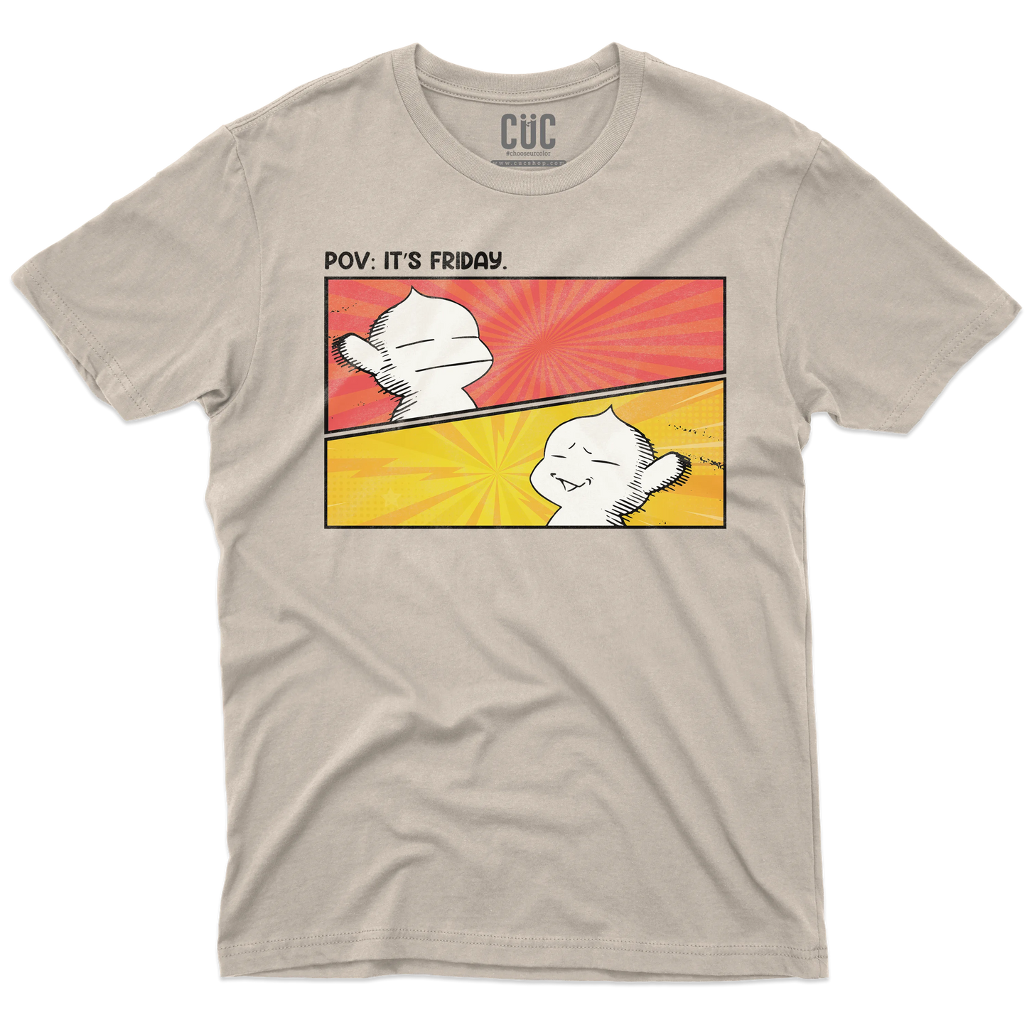 CUC T-SHIRT PUCK FRIDAY - ANIME MANGA - Berserk - Meme - Divertente -  #chooseurcolor