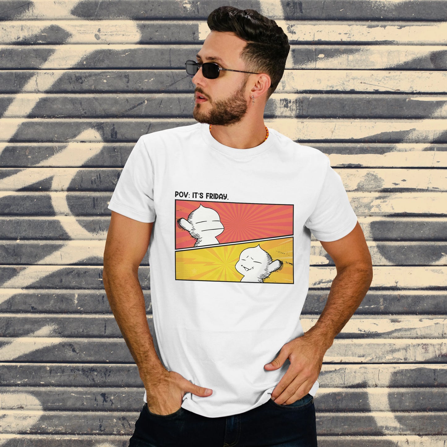 CUC T-SHIRT PUCK FRIDAY - ANIME MANGA - Berserk - Meme - Divertente -  #chooseurcolor