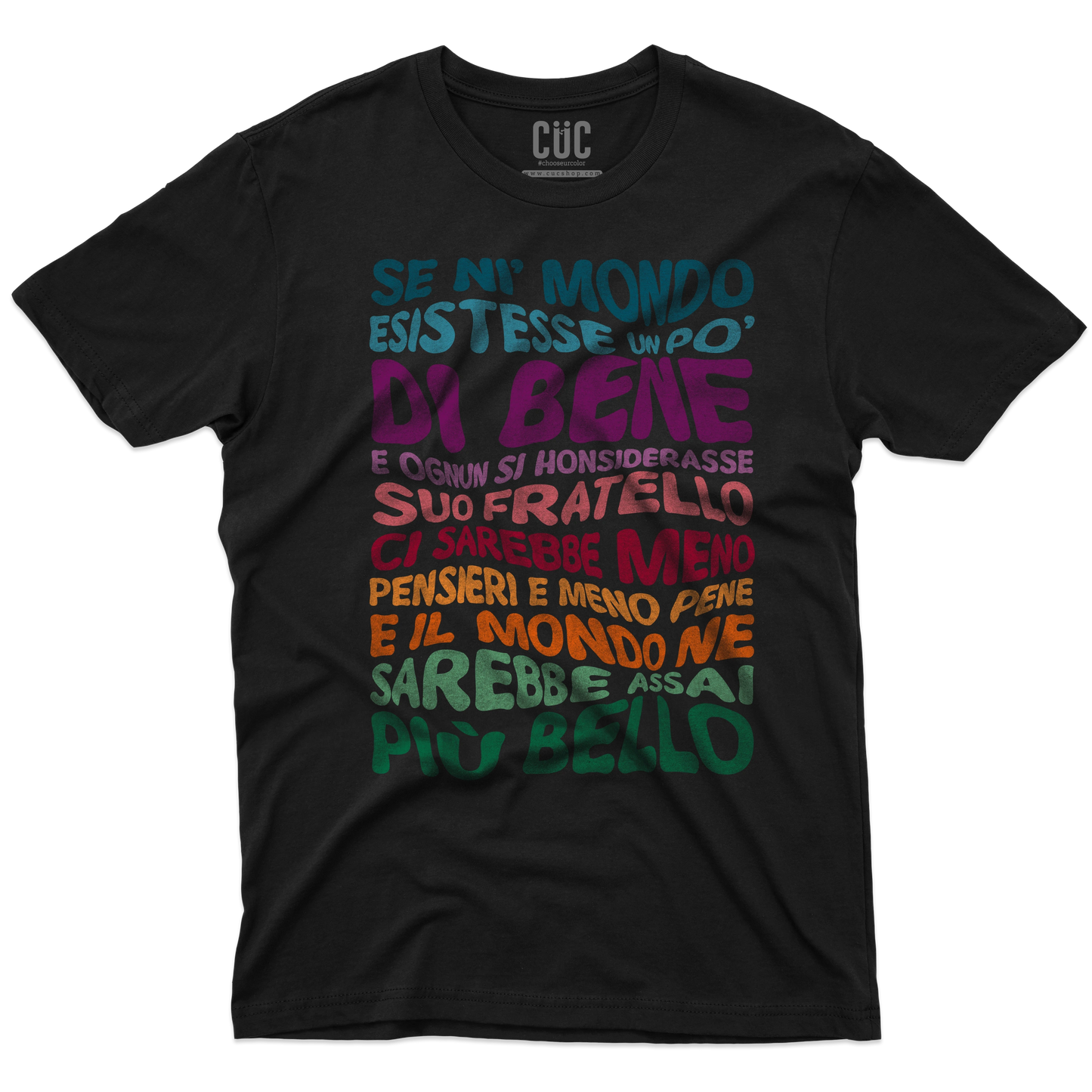CUC T-SHIRT Poesia Patchani - PERSONAGGI FAMOSI - Meme - Mostro di Firenze -  #chooseurcolor