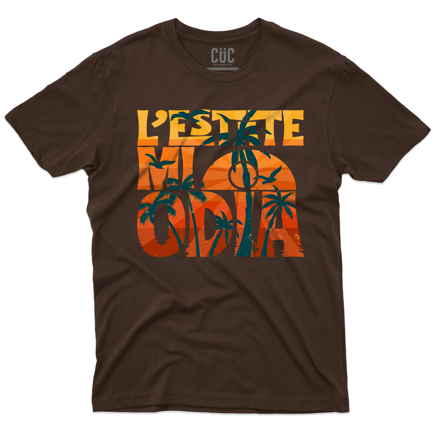 CUC T-SHIRT L’estate mi odia - divertente -  #chooseurcolor