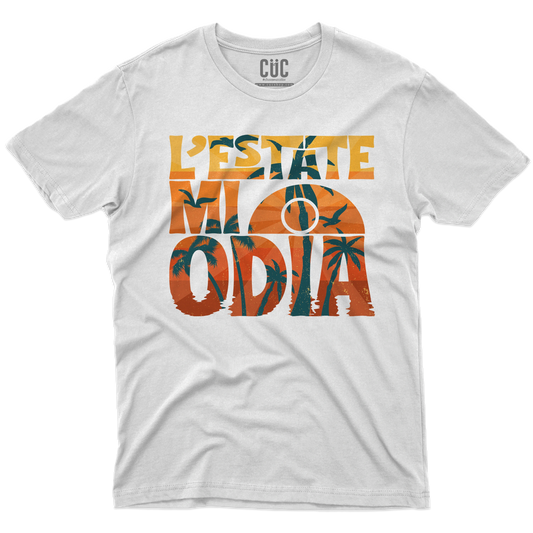 CUC T-SHIRT L’estate mi odia - divertente -  #chooseurcolor