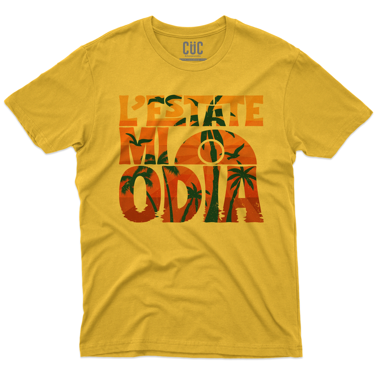 CUC T-SHIRT L’estate mi odia - divertente -  #chooseurcolor