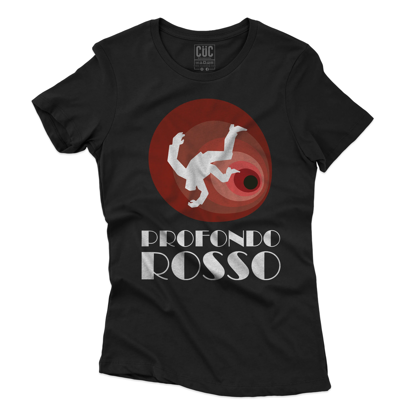 CUC T-SHIRT Profondo Rosso - FILM - Cult - Cinema Italiano -  #chooseurcolor